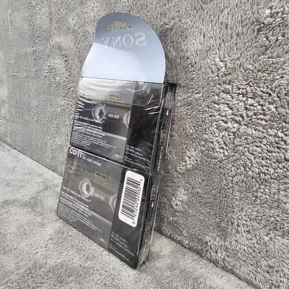 Sony 2 pack Cassette Tapes CD-IT Slide Case performance & Sound High Bias 90Min - Picture 4 of 12